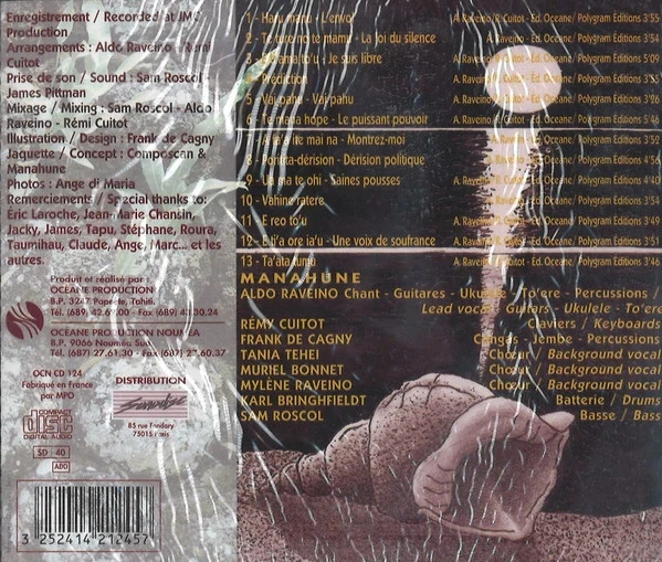 CD Manahune "Te Ture No Te Mamu" – photo 2